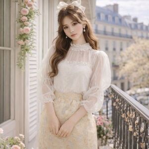 FOREVER 21 TAUPE BEIGE SILVER FLORAL BROCADE TAPESTRY MINI SKIRT LARGE NWT